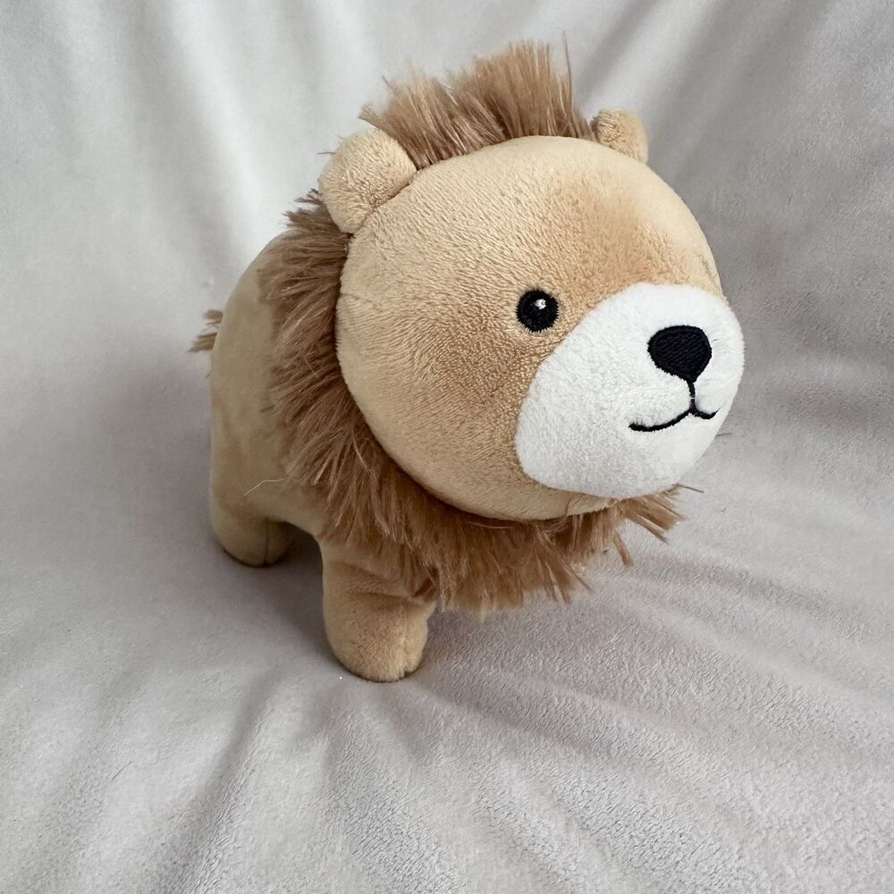 H&M Home Lion Plush Safari Wild Stuffed Animal 6" Nursery Jungle